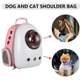 thumbnail image 4 of Carrier Pet Backpack Transpirable Pet Dog Outing Bag Space Pet Backpack (Blanco), 4 of 8