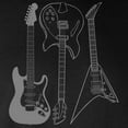 thumbnail image 3 of CafePress - Electric Guitars. Long Sleeve Dark T Shirt - Long Sleeve Dark T-Shirt, 3 of 4