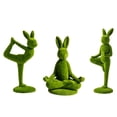 thumbnail image 2 of Easter Rabbit Resin Craft Ornament Colorful Egg For Home & Garden Festive Atmosphere Enhancement, 2 of 6