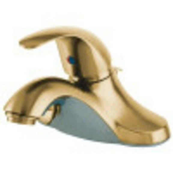 Kingston Brass KB6542 Single-Handle 4 in. Center Set Deck Mount Bathroom Faucet, Polished Brass
