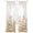 White Dark Yellow, variant on Eucalyptus Leaves Sheer Curtains 108 Inch Length 2 Panels Set Window Treatments, Spring Plants Country Yellow Rod Pocket Semi Curtains for Living Room/Bedroom/Kitchen Décor, 104"W x 108"L