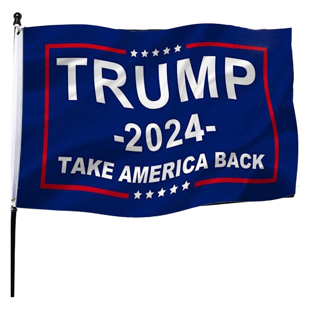 Trump 2024 Flag, 3x5 Feet Trump Flag 2024 Take American Back, Trump