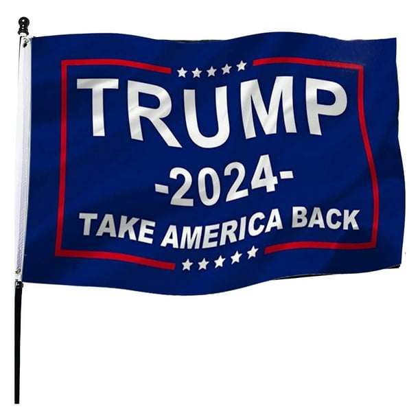 Trump 2024 Flag, 3x5 Feet Trump Flag 2024 Take American Back, Trump