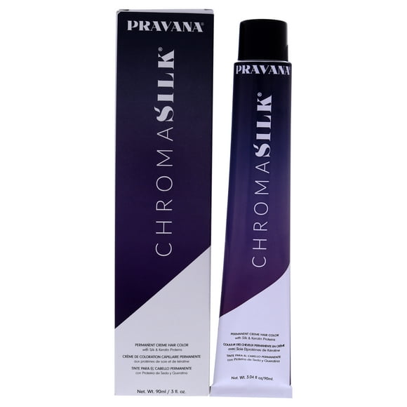 ChromaSilk Crème Couleur des Cheveux - 5.45 Lumière Acajou Cuivre Brun par Pravana pour Unisexe - 3 oz Couleur des Cheveux