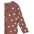 thumbnail image 3 of Modern Moments by Gerber Baby Neutral Viscose Valentine's Day Two-Way Zip Sleep 'N Play Footed Pajamas, Sizes Newborn - 6/9 Months, 3 of 7