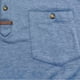 thumbnail image 3 of pstuiky camisetas de hombre, Blusa de manga corta con cuello vuelto, bolsillos y botones de colores lisos para hombre camisas casuales para hombre l, 3 of 7
