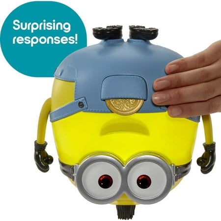 Minions Babble Otto Action Figure with Golden Stone Accessory, 35+ Sounds & Reacts to Motions