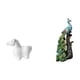 thumbnail image 5 of Figura de pavo real de porcelana, escultura de animal , adorno decorativo de mesa para sala de estar, dormitorio, oficina, armario, estantería,, 5 of 7