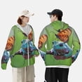 thumbnail image 4 of Disketp Butterfly Landing On Head Dumpy Frog for Men's Sun Protection Hoodie Performance Long Sleeve Fishing Outdoor Lightweight-Large, 4 of 7