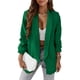 thumbnail image 1 of Blazer PRETTYGARDEN de poliéster verde casual para mujer, 1 of 6