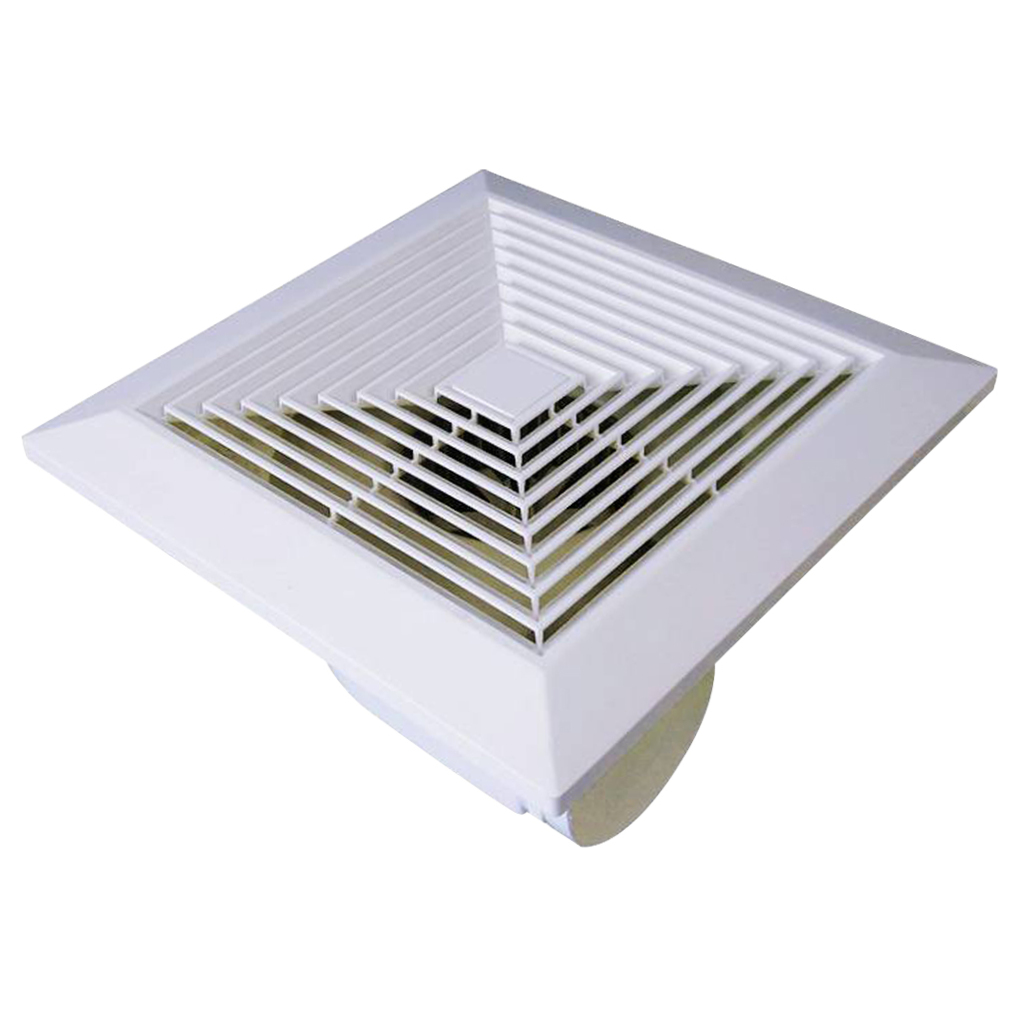ELAYARD Quiet Bathroom Exhaust Fan for Ceiling and Wall, White Ventilation Fan Ideal for Kitchen and Bathroom Use
