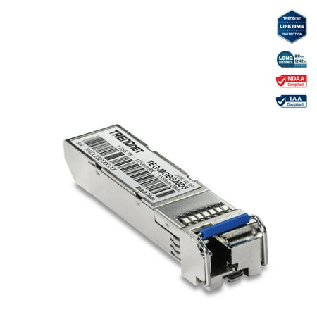 UPC: 0710931502015 | TRENDnet TEG-MGBS20D3 SFP Dual Wavelength Single-Mode LC Module