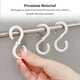 thumbnail image 3 of Advancent Gancho multifuncional en forma de S de 8 piezas con hebilla para cocina, baño, barra, hogar, ropa duradera, colgador sin perforaciones Almacenamiento y organización del hogar Blanco, 3 of 6