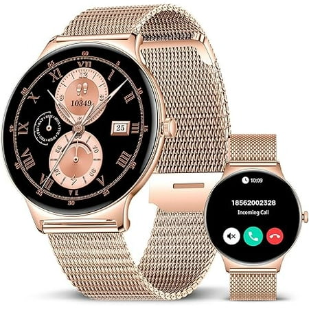 SOUYIE Smartwatch for Women with Bluetooth Calls, AMOLED Display