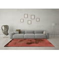 thumbnail image 3 of Ahgly Company Indoor Rectangle Abstract Orange Modern Area Rugs, 4' x 6', 3 of 4