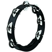 MEINL Headliner Series Tour Tambourine 1 Row 8 in. Black