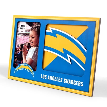 Los Angeles Chargers 3D Logo Picture Frame