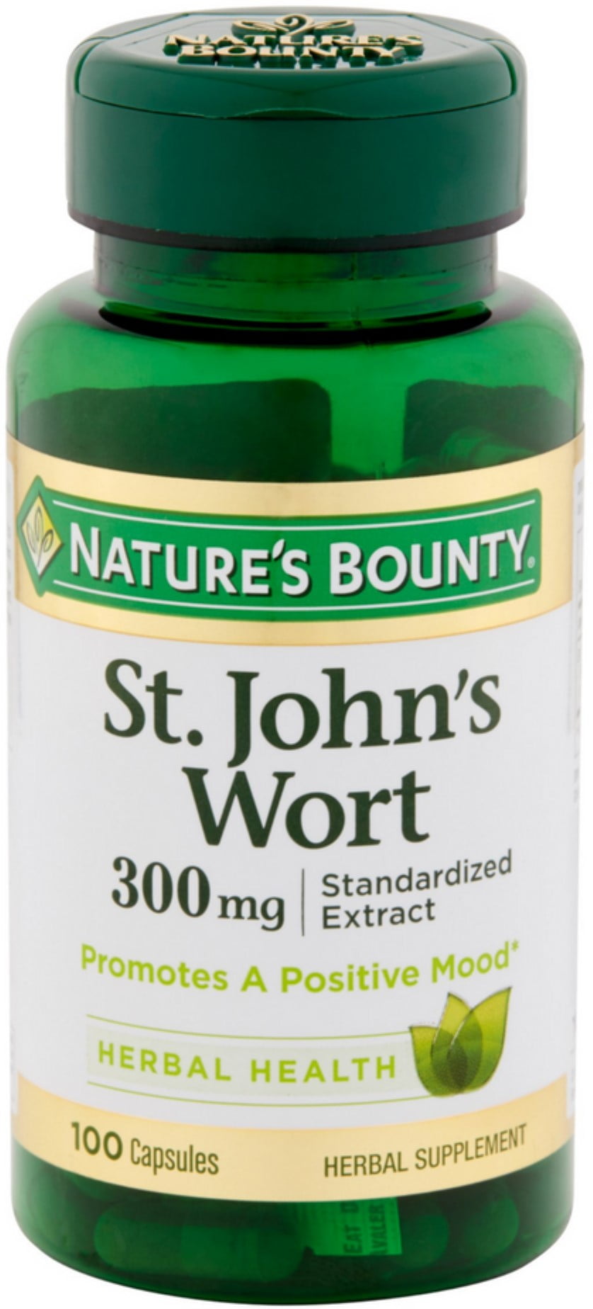 3 Pack Nature's Bounty St. John's Wort 300 mg Capsules 100 ea