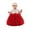 Red, variant on Fesfesfes Kids Girls Ruffled Princess Dress Infant Toddler Girls Bridesmaid Pageant Gown Birthday Party Dress Under 10$