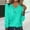 #323-Mint Green, variant on Craaazy Womens Shirts V Neck Long Sleeve Button Blouse Solid Color Comfy Sweatshirts Gifts for Women