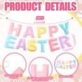 thumbnail image 2 of Spring Felt Happy Easter Banner 3D Pastel Garland Decorations for Mantle Fireplace, 2 of 4