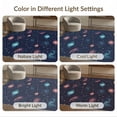 thumbnail image 7 of ODIKA 2'x3' Ultra-Soft Accent Mat, Galaxy Constellation Glowing Motifs Planets Orbiting Stars Cosmic None Washable, Bare feet friendly, Easy Care Indoor rug for Bedside, Footrest, 7 of 7