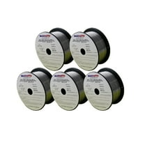 WeldingCity 5 Rolls E71T-11 Gasless Flux-Cored Mild Steel MIG Welding Wire 0.030" (0.8mm) 2-lb Spool | Pack of 5 Rolls