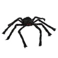 thumbnail image 2 of FufuCrick Halloween Decor, Plush Spider Prop, Fuzzy Arachnid Ornament for Indoor Outdoor Holiday Party Halloween Decorations, 11.8-inch, 2 of 7