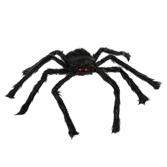 Halloween Spider Decorations Giant Scary Spiders, Fake Realistic Hairy Spider ,Props Creepy Haunted House Halloween Decoration for Indoor Outdoor Yard Garden Home Decor Party Supplies ,35inch
