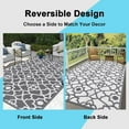 thumbnail image 5 of YouLoveIt Outdoor Rugs Reversible Mats, Plastic Straw Rug Modern Area Rug Floor Mat and Rug Indoor/Outdoor Area Rug Camping Rug Carpet Area Rug, 3 Sizes, 5 of 7
