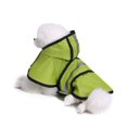 thumbnail image 5 of Chubasquero para perros, chubasquero extra grande con capucha para perros con rayas reflectantes 100% impermeable para perros (verde-L) JM, 5 of 5