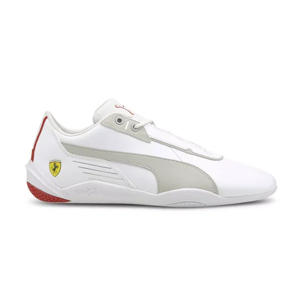 PU & MA Men's Ferrari R-Cat White/Grey Violet/Rosso Corsa Motorsport Sneakers 30...