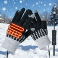 thumbnail image 2 of USB Heated Gloves Winter Warm Heated Gloves for Men Women - Portable Personal Heater Warmer，Fast Heating Technology Energy Efficient Operation With Overheat Adjustable Thermostat, 2 of 5