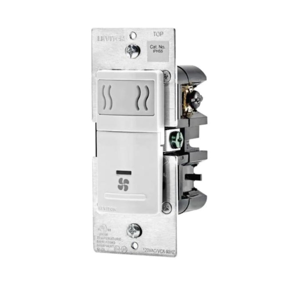 Humidity Sensor And Fan Control, White