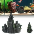 thumbnail image 2 of Aquarium Rockery Hill Ornament Decoration, Ongmies Natural Aquarium Rock Decor - Safe Fish Tank Ornament for Turtle Habitats & Aquascaping, Tortoise Tank Landscape Stone Rocks, 2 of 9