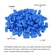 thumbnail image 4 of Uxcell 100Pcs Tapas de Goma Cubierta 7mm Protector de Rosca de Tornillo Redondo para Tornillo Perno Tubo Azul, 4 of 5