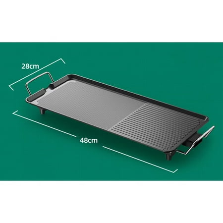 

YEYNGQC BBQ Barbecue Machine Smokeless Barbecue Steak Barbecue Pan Kitchen Tool Sandwich Machine Panini Breakfast 110V-220V