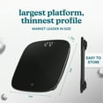 thumbnail image 6 of Homedics Essential Glo, Digital Bathroom Scale, Motion-Sensing Ambient Center Illumination, Sleek Tempered Glass, High-Precision Weight Measurement Up to 400 lbs, Sustainable Design, Black, 6 of 8