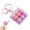 white pink purple, variant on Cat Paw Silent Fidget Keyboard Toy, 9-Key Mini Presser for Stress Relief, Portable Pocket-Sized Anxiety Relief Tool for Adults & Kids, Cute Keychain for Backpack/Purse (2.36 Inch)