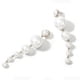 thumbnail image 2 of Pendientes largos de perlas artificiales, 2 of 4