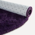 thumbnail image 5 of Homore Ultra Soft Modern Oval Rugs for Bedroom,2.6' x 5.3',Grape Purple, 5 of 6