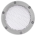 thumbnail image 3 of Rejilla Universal para conducto de aire de carreras de coches, entrada de ventilación para parachoques para entrada de aire frío (plateado), 3 of 8