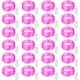 thumbnail image 1 of Guirnalda de luces LED Ineximun de 7 pies, 20 LED rosas, impermeables, 1 of 7