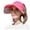 Hot Pink, variant on Tea Party Hats for Women Breathable Sun Visor Hat for Women with Elastic Sweatband and Wide Absorbent Brim Pink