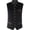 Black, variant on Men's Oktoberfest Vest, Sleeveless Stand Collar Top, Solid Color Stage Performance Costume For Beer Festival & Bar Party Green S