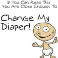 thumbnail image 2 of CafePress - Change My Diaper! Infant Bodysuit - Baby Light Bodysuit, Size Newborn - 24 Months, 2 of 4