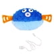 thumbnail image 3 of Juguete para perros pequeños, medianos y grandes. pez globo azul, 3 of 9