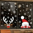 thumbnail image 5 of SugarBloom Christmas Stickers for Windows 2pcs Set, PVC Decoration Static Clings for Glass, Holiday Party Window Stickers with Santa Reindeer Design, Festive Home Decor,, 5 of 6
