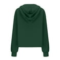 thumbnail image 6 of Hessimy Half Zip Sweatshirts Cropped Hoodies Jackets Womens Quarter Zip Up Pullover Fall Outfits 2024 Winter Clothes(Z08-GN2,Lï¼, 6 of 6