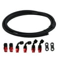 thumbnail image 1 of Unique Bargains AN6 Fuel Line Kit 12ft Vacuum Hose Automotive Fuel Hose with Adapter Pipe Clamp 1 Set, 1 of 7